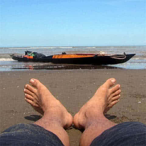 me paddling for 9 days with my S1 kayak
